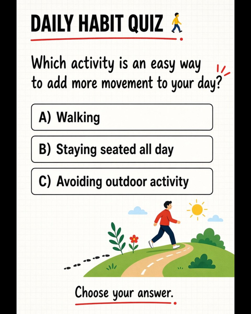 Shoaibanjam5's tweet photo. A few extra steps can change your routine. 🚶 https://t.co/WA6WZotDDF