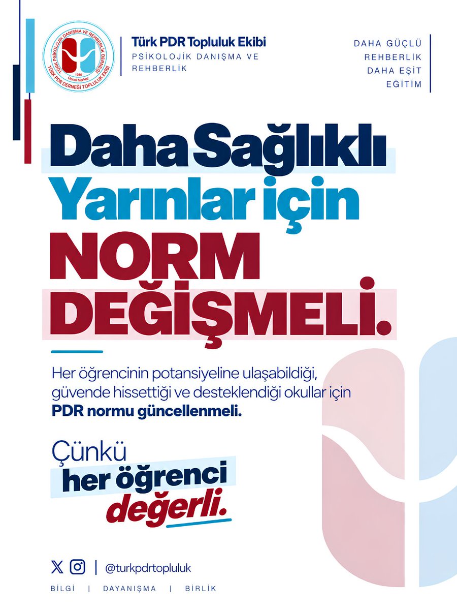 turkpdrtopluluk's tweet photo. PDR Normu Neden Değişmeli?  Sizler için sade bir şekilde hazırladık.
@tcmeb @Yusuf__Tekin  @bilalmacit
@CelileErenOKTEN @CihadDemirli @farukyelkenci 
@mebpgm @cftcblnt 
@turkpdrdernegi  @mengindeniz  @bartubss 
#PDRNormuGecikmemeli https://t.co/rkC1urVsrW