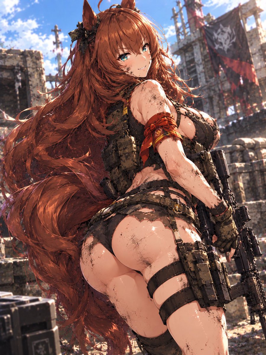 muchitaro6969's tweet photo. サバゲーマルゼン先輩

#AIイラスト
#ウマ娘
#ウマ娘イラスト
#マルゼンスキー
#サバゲー https://t.co/i2Xa95istw