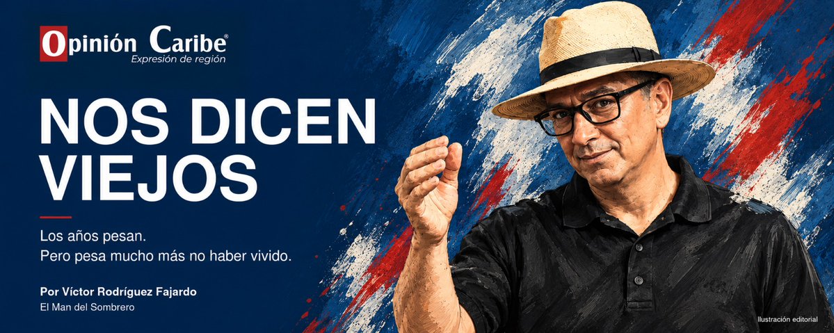 opinioncaribe's tweet photo. #LaFirma | Nos dicen viejos como si acabaran de descubrirnos una enfermedad. Lo sueltan con esa arrogancia juvenil que alguna vez también tuvimos: “Ese viejo no entiende”, “ya pasó su tiempo”, “hágase a un lado”. Como si cumplir años fuera una derrota y no el privilegio que tantos compañeros no alcanzaron.

▶️https://t.co/avMWZhhI3O

@by_vicro500 @ElCallejeroSM