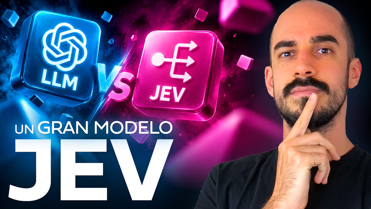 DotCSV's tweet photo. 🔥 ¡NUEVO VÍDEO en el LAB! 🔥

Es raro ver que la actualidad de la IA quede dominada por un nuevo modelo que no sea un LLM...

Aún así, eso lo que ha pasado con JEV ✨

Un modelo generalista muy útil, rápido y barato, que sí o sí debes conocer.

Lo analizamos y jugamos con él :)