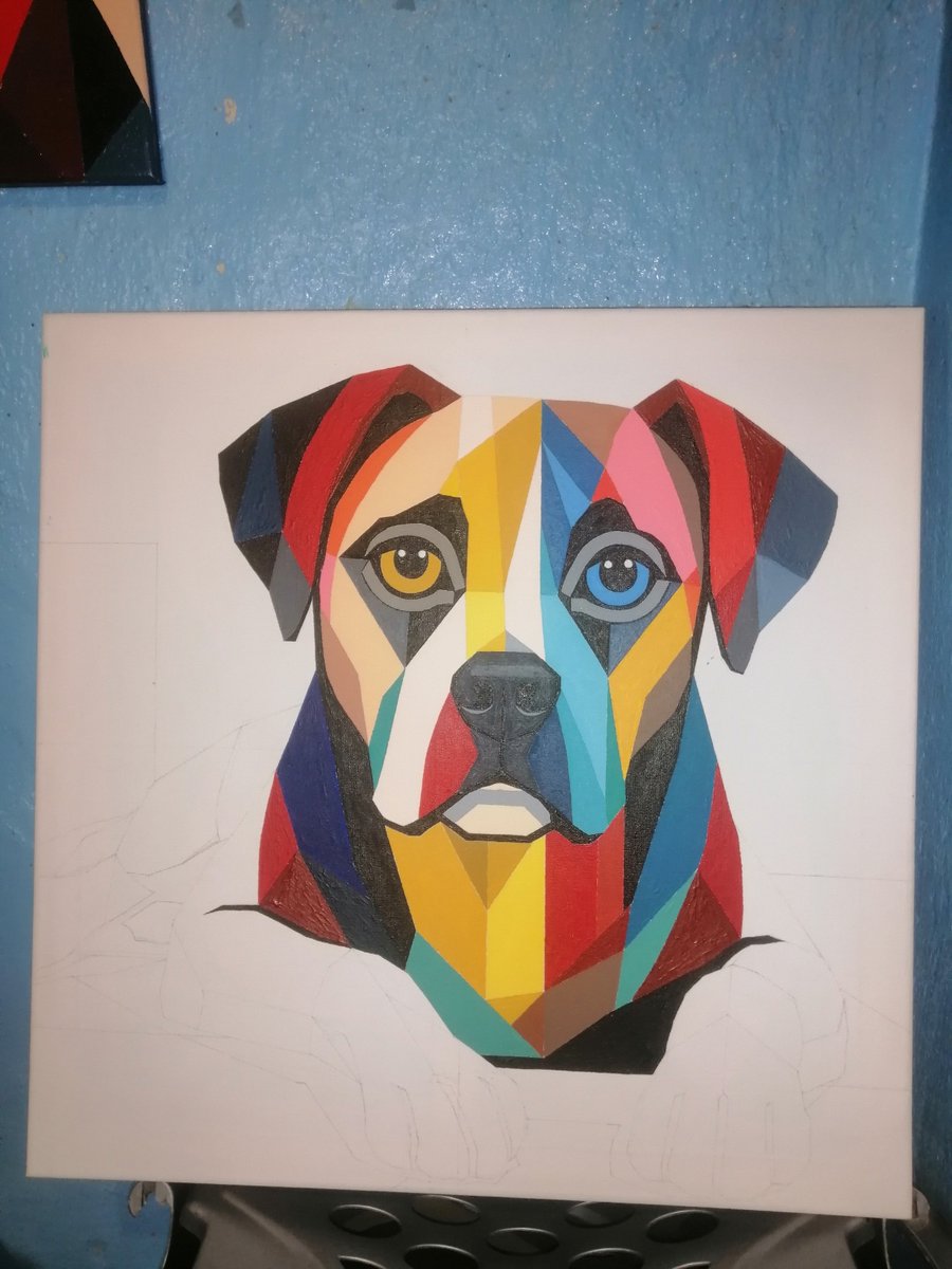 augustartspace's tweet photo. Creativity is intelligence having fun π¨π₯Ά
#acrylicpainting
#canvasart
#dogpainting
#MadeInNamibia
#art https://t.co/8phn3Fx21F