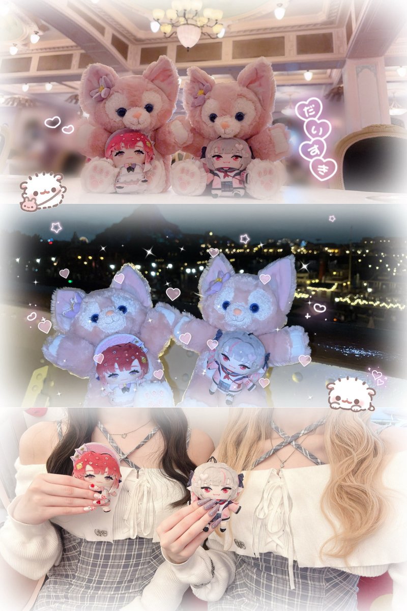 Oo_Rau_oO's tweet photo. ꙳⟡ #さおとメール ⟡꙳
べりたんみてみて～！誕生日祝いでディズニー連れてってくれたのᵒ̴̶̷̤-ᵒ̴̶̷̤🫶🏻
お揃いの髪型とお洋服で撮ったの♡°.+
とっても幸せな一日だったよ❣️ᐡ ̳ᴗ ̫ ᴗ ̳ᐡ♡ https://t.co/0vYtA3LYpw