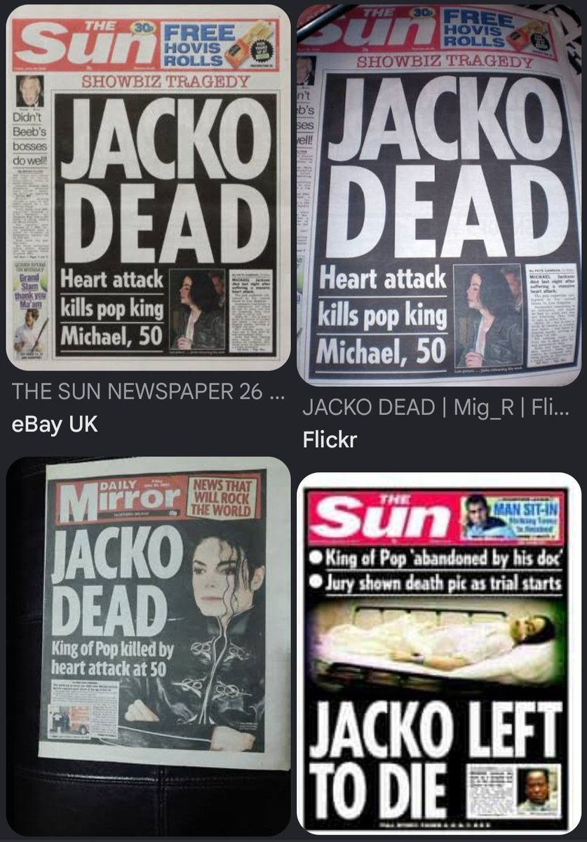 thenarratives_'s tweet photo. “Michael Jackson’s death sanitised his career”

Yet, this was the starting point of Michael Jackson’s posthumous period.

“Jacko” — the same reductive tabloid label that had been used for years — appeared in enormous letters above the announcement of his death. https://t.co/aozSd5gZzP