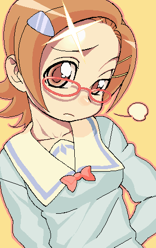 ratdograt_'s tweet photo. i've never held more affection for a character than i do for Miyako from Pani Poni Dash. probably because of my own preternaturally large forehead. https://t.co/tcVTx71JOo