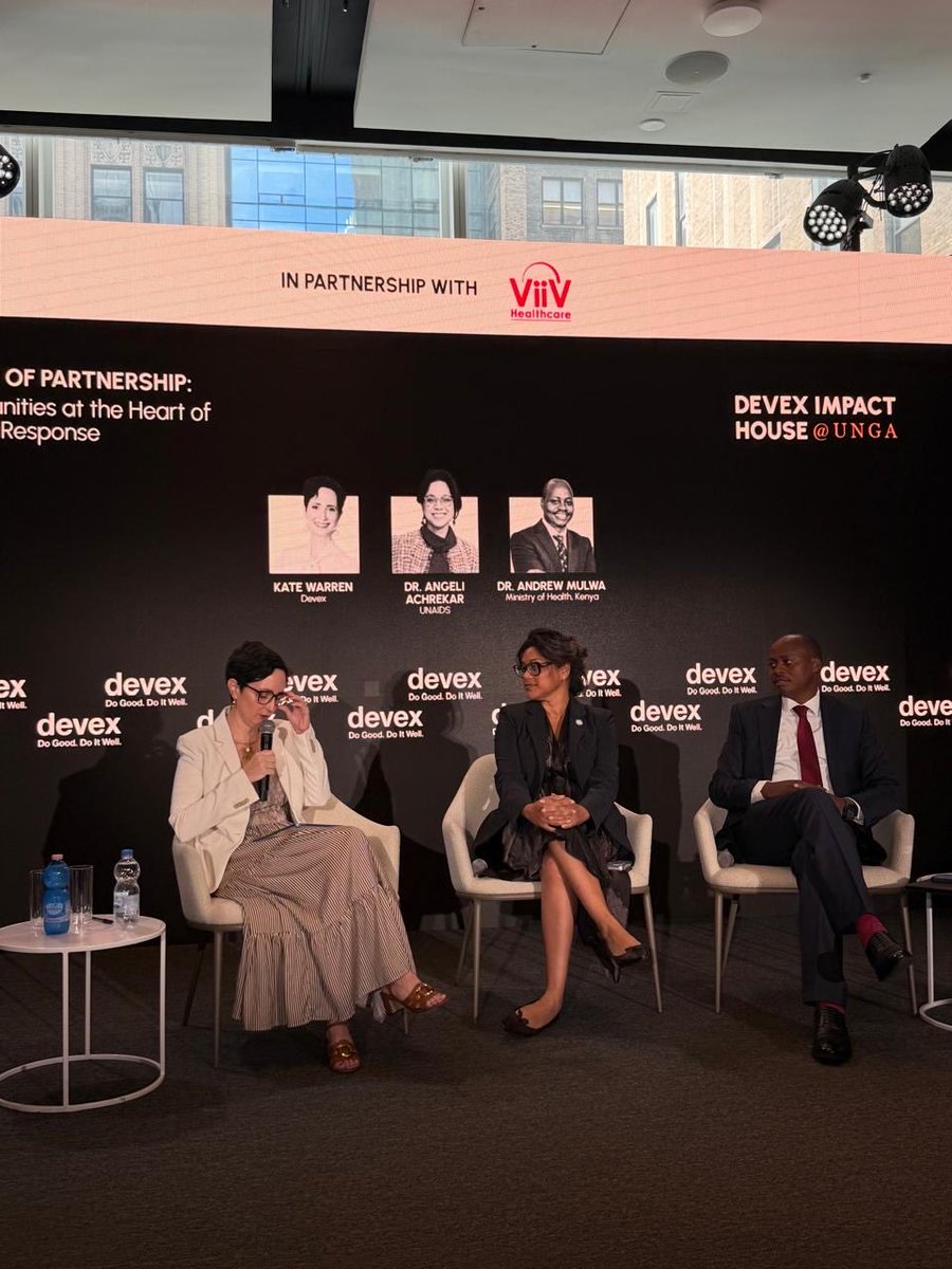 MOH_Kenya's tweet photo. KENYA AMPLIFIES HIV RESPONSE IN PAEDIATRIC CARE AT UNGA, 2026

Today, on the sidelines of United Nations General Assembly, Dr. Andrew Mulwa, Head of NASCOP, joined a high-level global panel on paediatric HIV, discussing progress, partnerships and the work still needed to close gaps for children living with and affected by HIV.

He highlighted Kenya's progress in preventing mother-to-child transmission, early infant diagnosis, and expanding treatment coverage and viral suppression among children and adolescents.

Dr. Mulwa shared Kenya's healthcare plan, which is moving towards integration. To sustain the progress made in the HIV response, the country is integrating HIV services fully into primary healthcare, maternal and child health programmes, and Universal Health Coverage; while safeguarding the specialized expertise and community partnerships that have driven success so far.

With global health financing shifting, the priority is clear — protect what's been achieved, close the paediatric HIV gap, strengthen country ownership, and build sustainable systems to end AIDS as a public health threat by 2030.