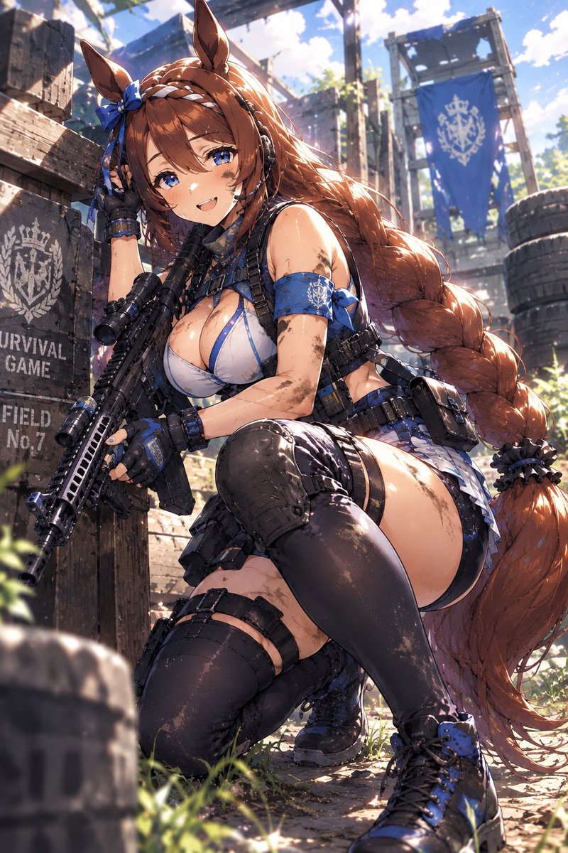 muchitaro6969's tweet photo. サバゲークリーク

#AIイラスト
#ウマ娘
#ウマ娘イラスト
#スーパークリーク
#サバゲー https://t.co/rSqjRbefFT