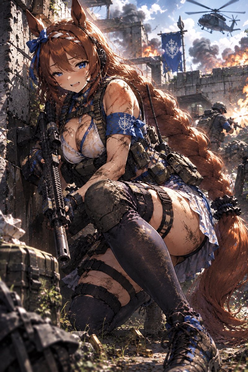 muchitaro6969's tweet photo. サバゲークリーク

#AIイラスト
#ウマ娘
#ウマ娘イラスト
#スーパークリーク
#サバゲー https://t.co/rSqjRbefFT