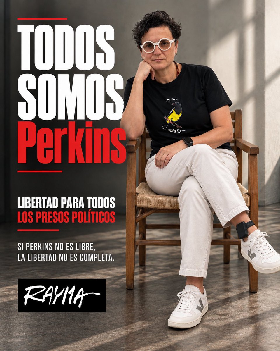raymacaricatura's tweet photo. Todos somos @perkrocha 

Libertad para todos los presos políticos.

#QueSeanTodos https://t.co/luAs0srw4O