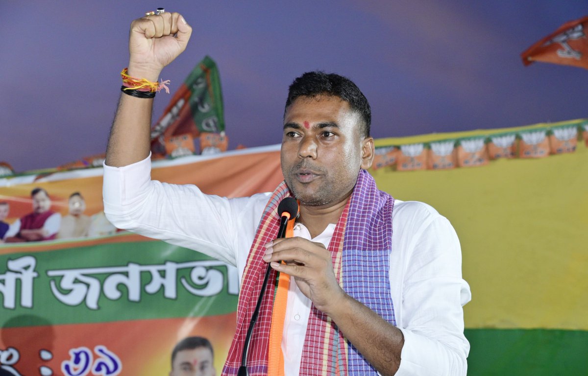 KPaulAssam's tweet photo. ЁЯФ┤ CAMPAIGN | SILCHAR WARD NO. 39
Campaigning in Silchar Ward No. 39 for BJP-nominated candidate Shri Uttam Kumar Goala.
#SilcharMunicipalCorporationElection2026
#VoteForBJP
@himantabiswa
@DilipSaikia4Bjp
@BJP4Assam https://t.co/Uj3Djb15X5