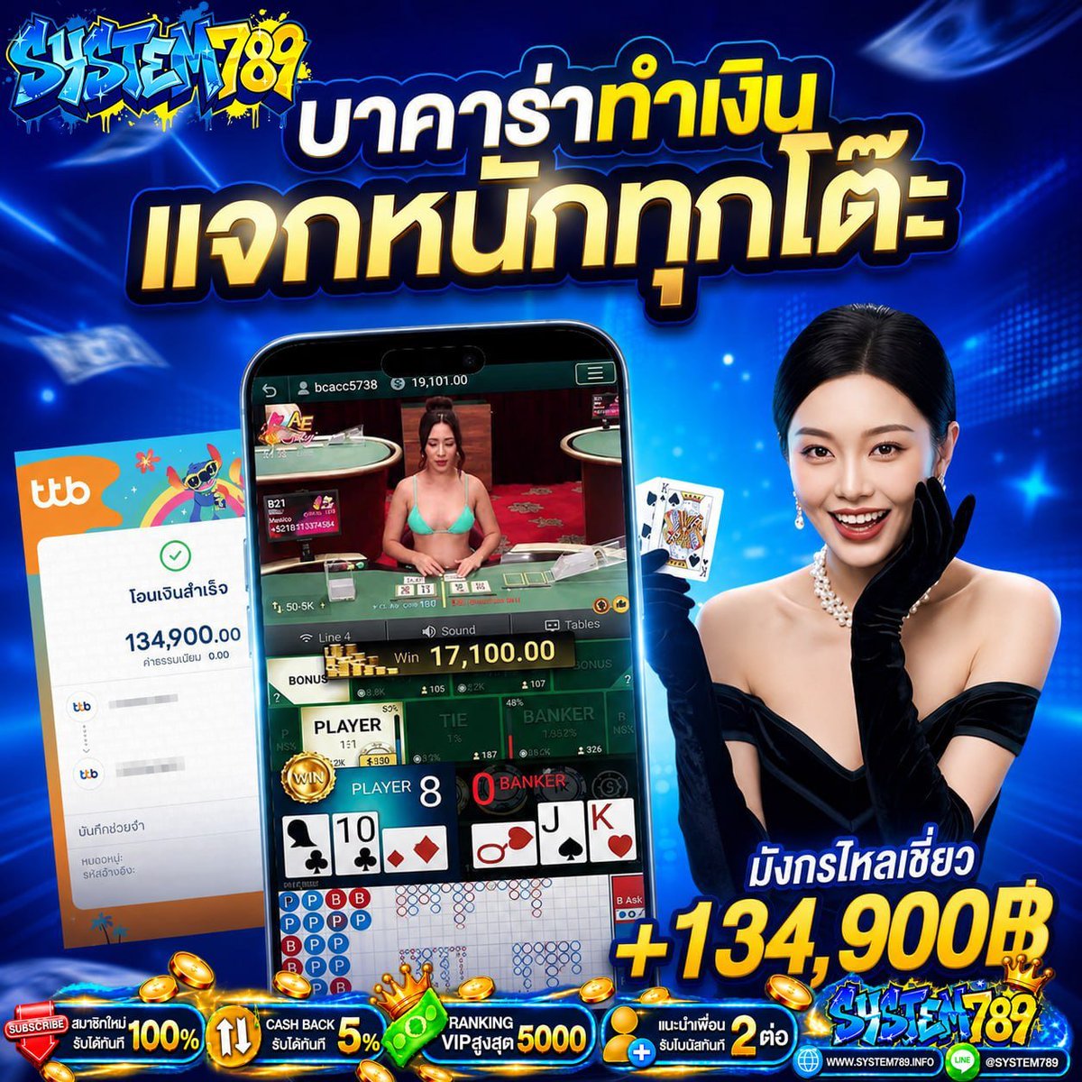 macaronv26's tweet photo. #SYSTEM789

โปรโมชั่นสมาชิกใหม่ 50%
🃏สายบาคาร่าไม่ควรพลาด
◾ฝาก 50+ รับโบนัสสูงสุด 300
♻️ อั้นถอน 10 เท่า(ฝ+บ)
👉🏻ตั้งค่ารับโปรก่อนฝาก

สมัคร : https://t.co/ZuDj1bkWjc

#โปรสมาชิกใหม่ https://t.co/3pOCkY7kRo