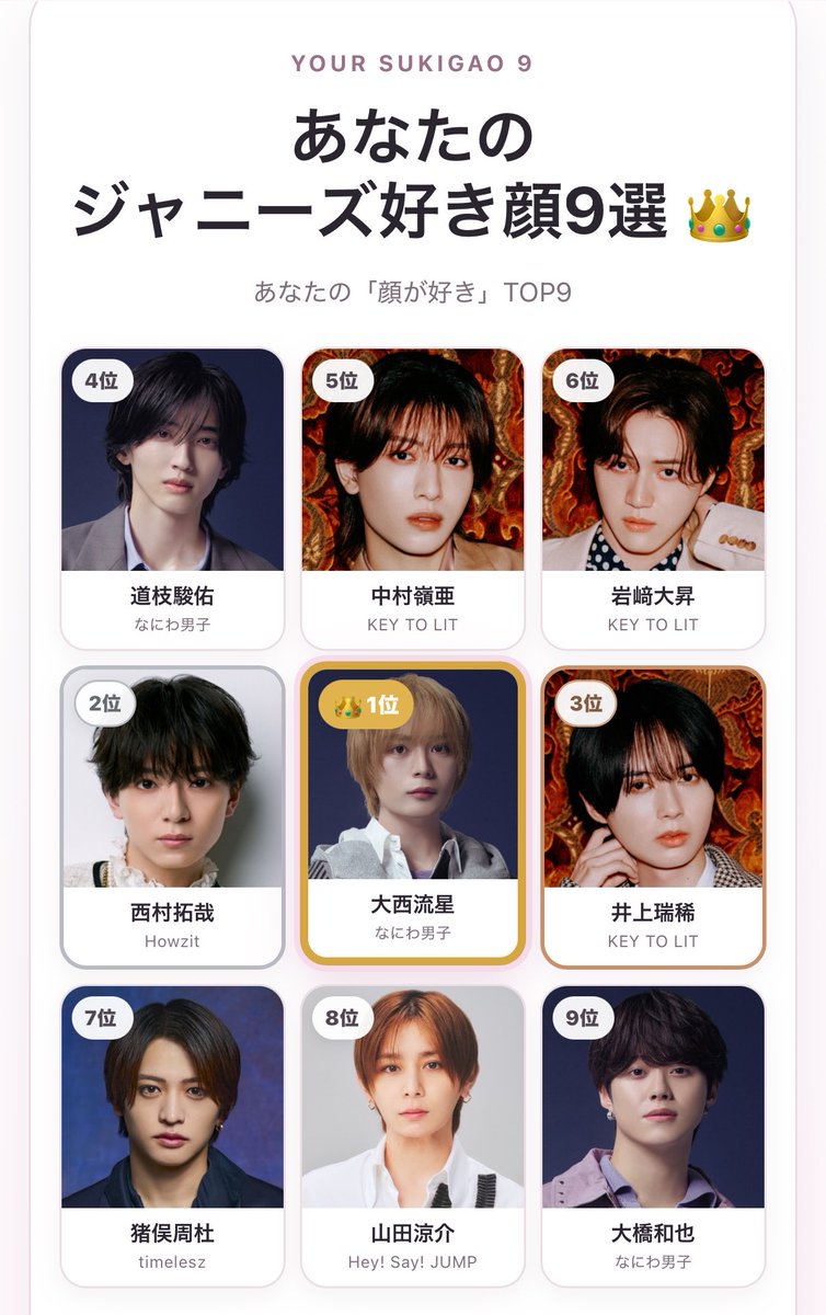 u_unmnnn's tweet photo. 好きな顔の系統モロバレでうける
FFにジャニヲタいたら仲良くしてください1位が自担です( ◜︎𖥦◝ )🧡 https://t.co/d9XiAmPSmk