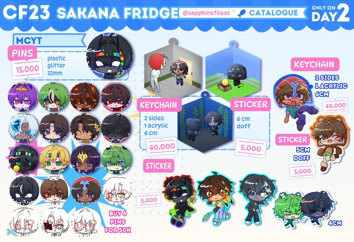 sapphirefiless's tweet photo. My #Comifuro23 #CF23 PO is open! ₊˚⊹♡

⏰ 21 – 28 Sept
📍 Pick-up &amp; Mail Order at Sakana Fridge booth (Day 2, No. G-33b)

📷 DMC/Devil May Cry, DCMK/DetCo, MCYT (Verity, UU, ARG, More), Persona 5, MCR ⊹

Order here ➡️ [https://t.co/ITJq5GQsQU]
See u at cf! ✩ https://t.co/euLbROUQ9b