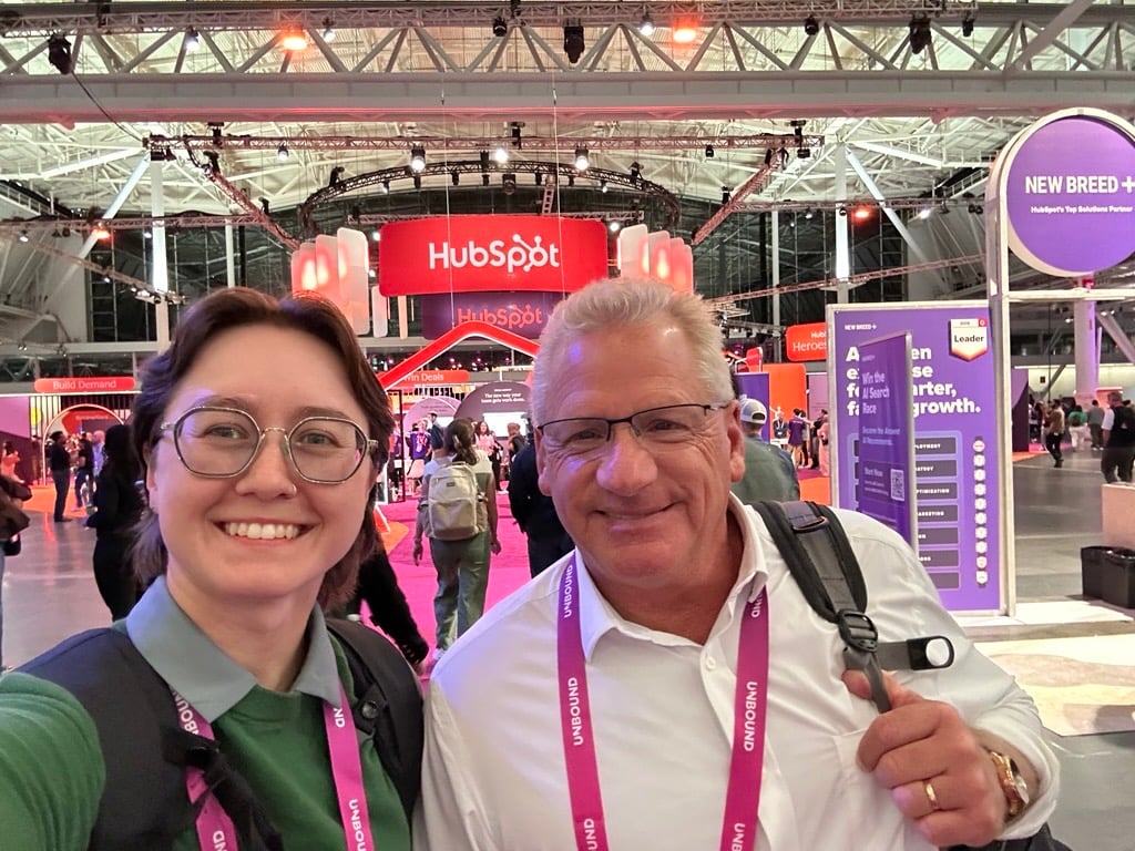 ModularGenius's tweet photo. Bob and Kristyna are in Boston for HubSpot’s UNBOUND 2026, connecting with marketing and sales professionals and learning what’s next in HubSpot, AI, and the evolving customer journey. 

#UNBOUND2026 #HubSpot #Marketing #Sales #Modularconstruction https://t.co/0KdJQx4akE
