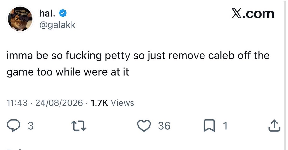 retiredforcolin's tweet photo. seeing so many 🐺🍎 accounts like these suddenly and say "i actually really love caleb" and try to come back as if they didn't shit on caleb constantly is both hilarious and entirely predictable https://t.co/xkH5kn8Pex