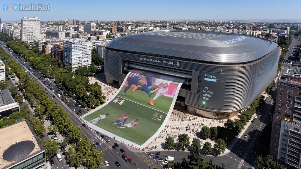 InsoliteFoot's tweet photo. 🚨 BREAKING : Le Bernabéu est devenu une imprimante. https://t.co/gS04jxTa08