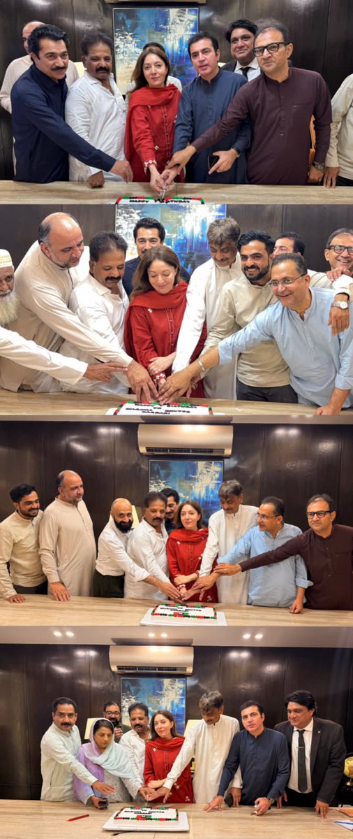 sharmilafaruqi's tweet photo. Celebrating Chairman @BBhuttoZardari’s birthday along with karachi Division information secretaries @ShakeelChPPP @faridmemonppp @s_Iftikharshah @Asadhanif_86 @shahjahan2470 https://t.co/5JJ4GHjnTB