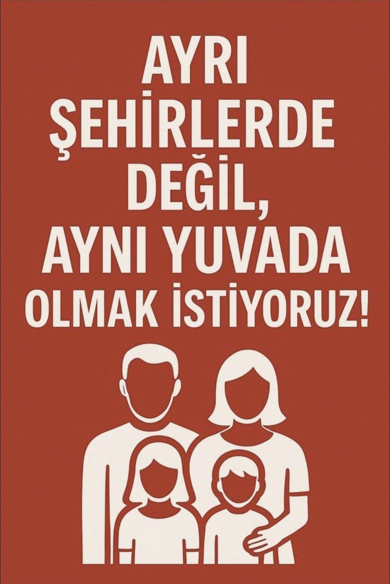 esinsenaydin's tweet photo. Aile birliğinin korunması ortak bir toplumsal değerdir. #DevletinTemeliAileBirligi Mazeretleri nedeniyle yer değişikliği gerçekleşmeyen öğretmenler için il emri talep ediyoruz @dbdevletbahceli @ahmet__yurdakul @profzuhaltopcu @YildizFeti ❤️ https://t.co/GQ7Z7FjHjT