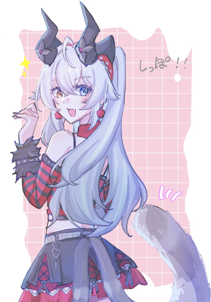 rxnt_n's tweet photo. 私服リンドヴェルヌ様はしっぽがかわいい https://t.co/p81N7TkHAb
