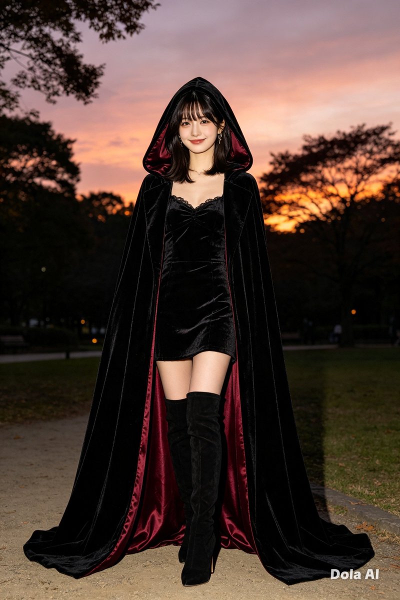 kenichi202841's tweet photo. もうすぐハロウィン
こんなお姉さんが本物の魔女だったらいいのにな

マントに包み込まれてさらわれたいよ～ https://t.co/VFoi9na7Ck