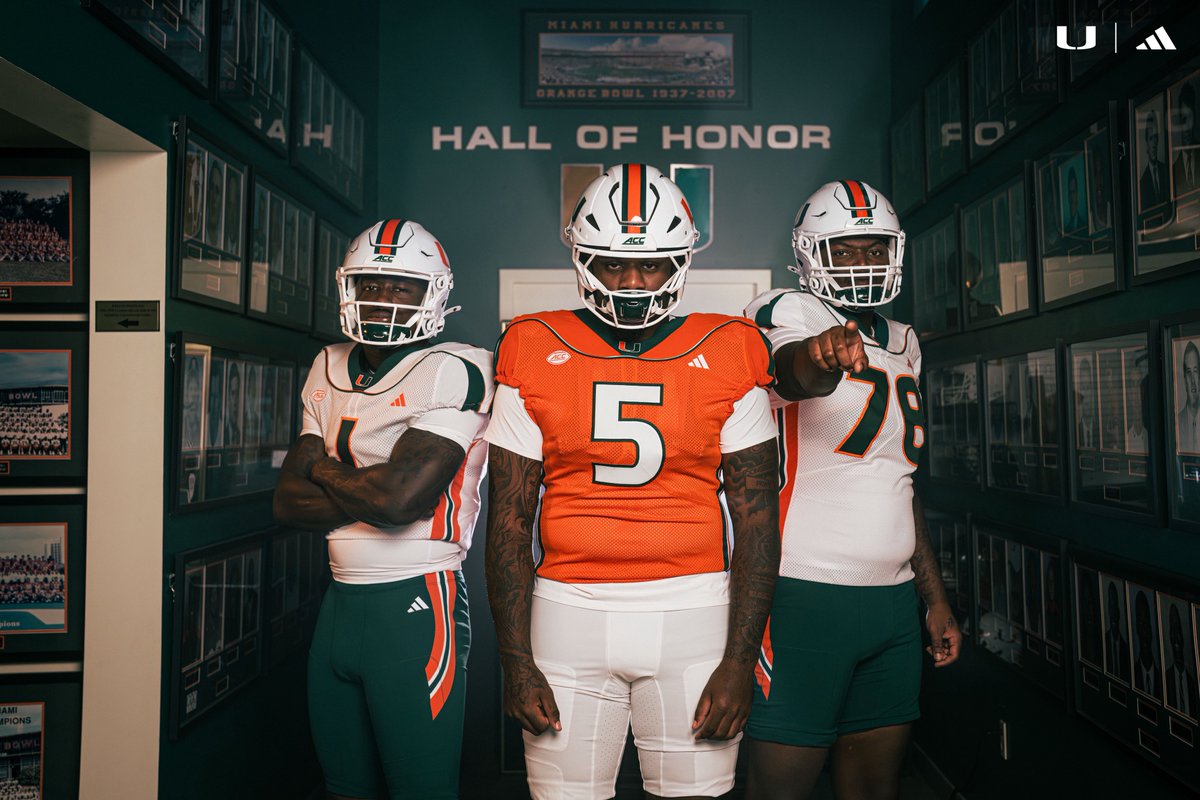 CanesFootball's tweet photo. Built from tradition, worn with pride 🙌

@CanesFootball | @adidasFballUS https://t.co/oiH35Oux7x