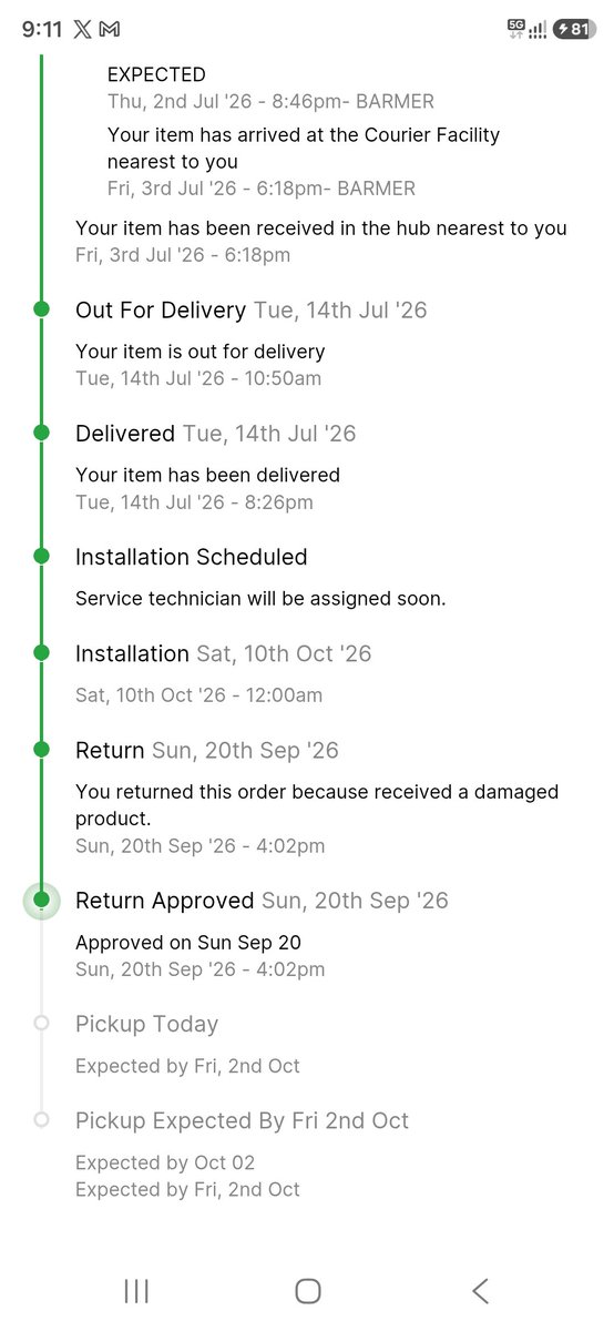 Vicky17jain's tweet photo. @flipkartsupport now 1 more new date why u not refund my money @flipkartsupport @Flipkart @jagograhakjago @jaagograhakjago https://t.co/stn0ZuZNM1