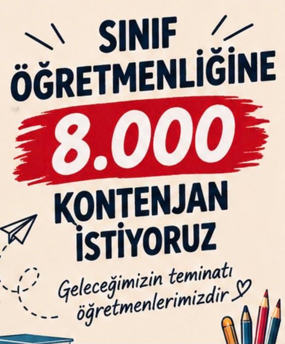 aliuc0's tweet photo. 23 bin sınıf öğretmeni açığı geçici formüllerle kapatılamaz. Eğitimin temeline diplomalı sınıf öğretmenleri atanmalıdır.
#UcretliDegilSinifOgretmeniAta @RTErdogan @memetsimsek @Yusuf__Tekin @tcmeb https://t.co/m5sdCUH4qy