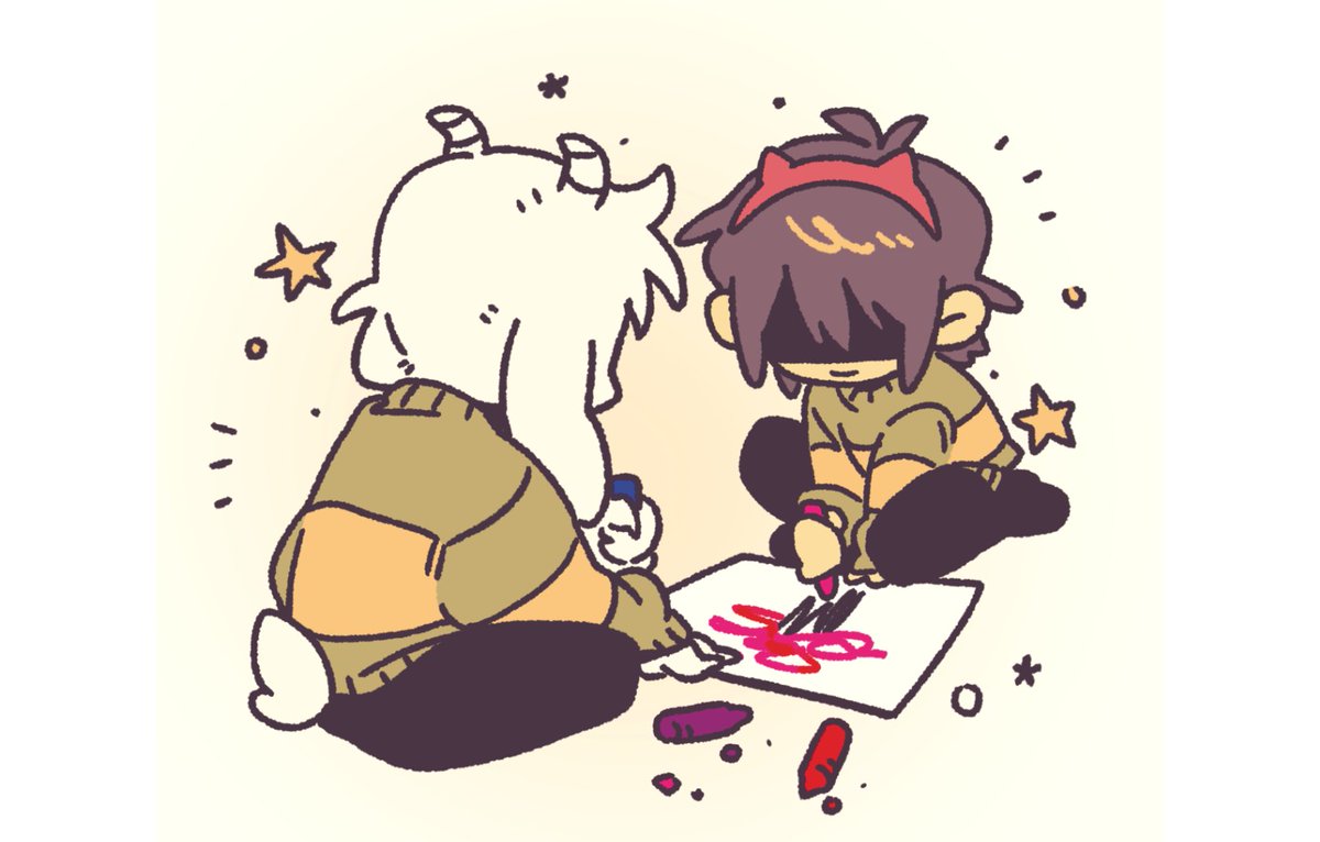 kkongchi337's tweet photo. #deltarune #Asriel #kris 
색칠놀이 https://t.co/APRLxvCrWL