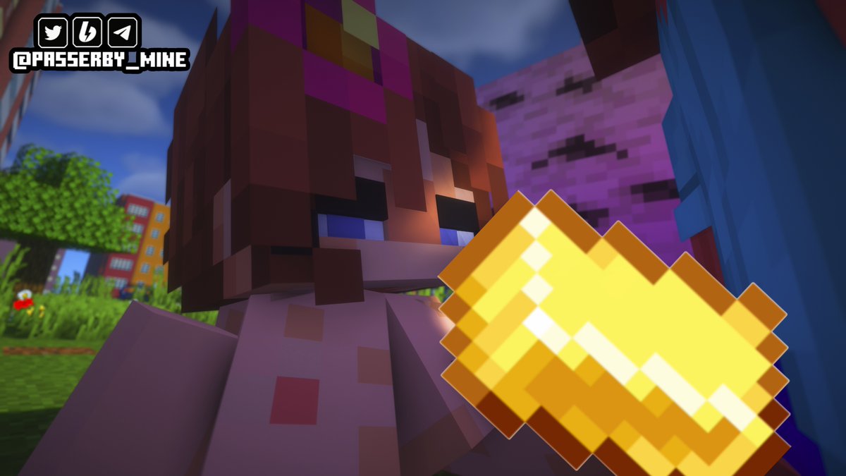 passerby_mine's tweet photo. :D 
Without gold → B∞sty 
#minecraft #mcr34 https://t.co/kXw3x2AcaP