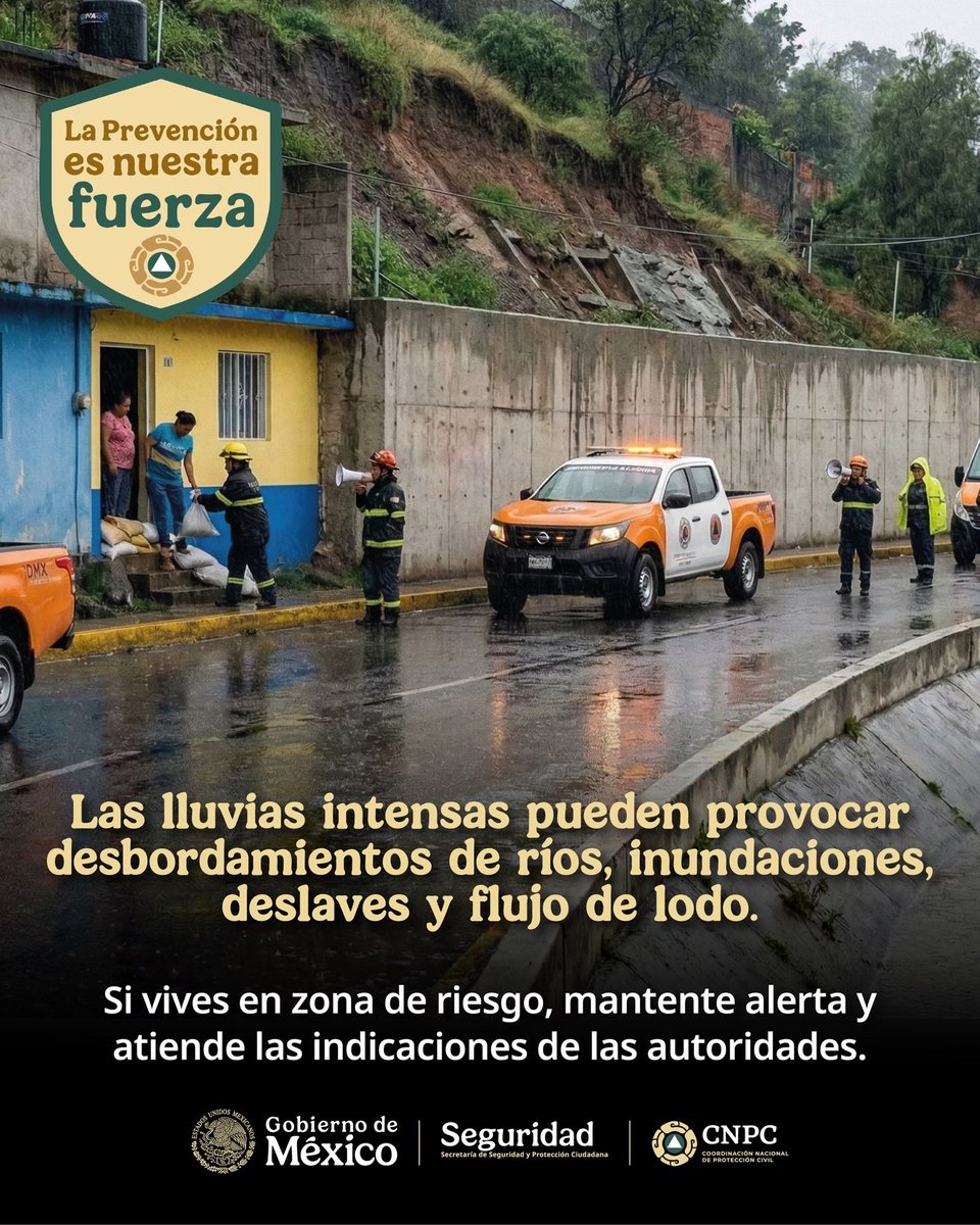 CNPC_MX's tweet photo. La circulación de la #TormentaTropical #Polo 🌀, ubicada sobre el océano Pacífico, generará #Lluvias:

⛈️ Intensas (de 75 a 150 mm) en #Oaxaca (costa y sur)
⛈️ Muy fuertes (de 50 a 75 mm) en #Michoacán (costa y sur) y #Guerrero (costa y sur)
⛈️ Fuertes (de 25 a 50 mm) en #Jalisco (este y sur) y #Colima

⚠️ Atiende las indicaciones de @CEPCyGR_GobOax, @pcmichoacan, @PC_Guerrero, @PCJalisco y @PC_Colima.