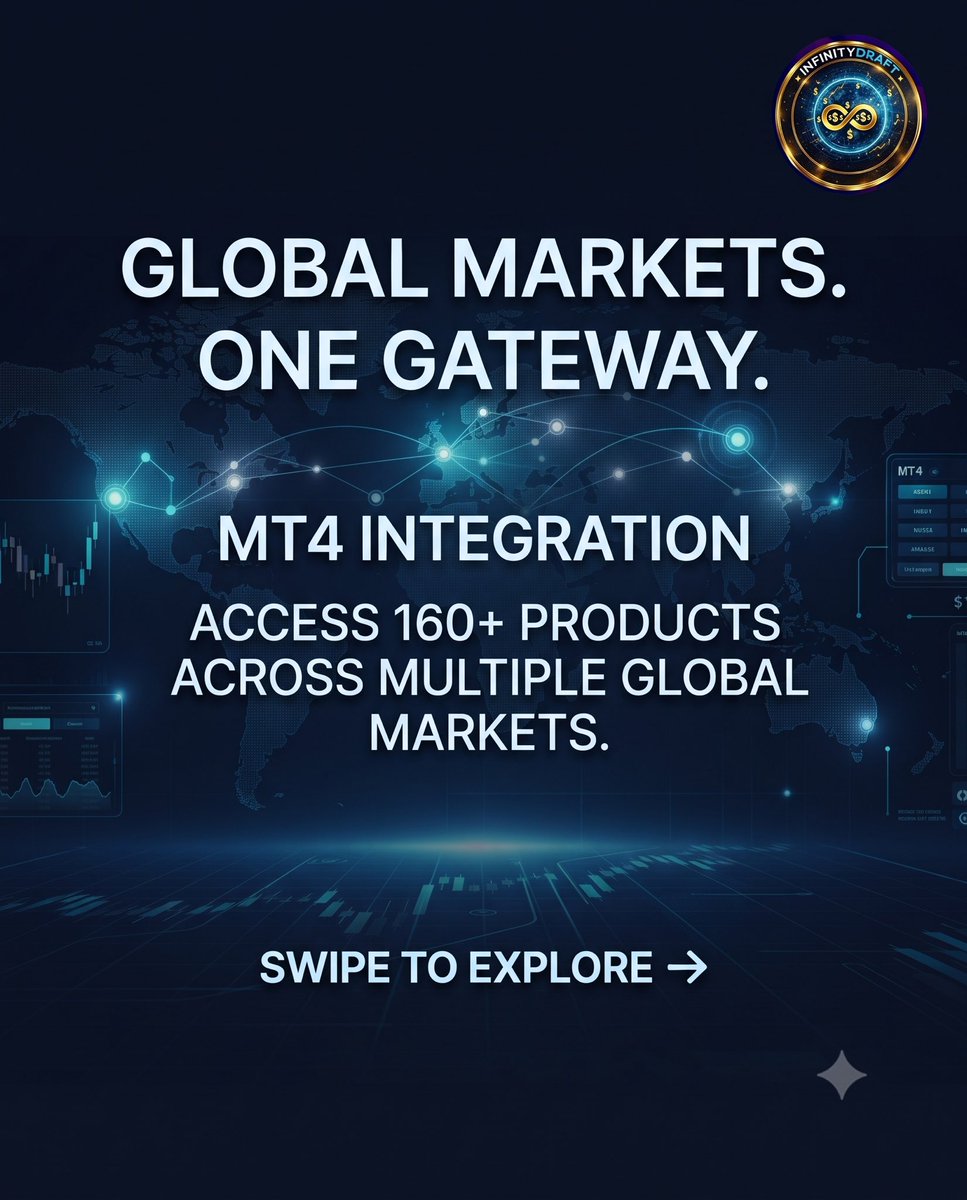 infinitydraftio's tweet photo. **Unifying Global Markets on a Single Decentralized Gateway.**

Modern market access is increasingly about connectivity, flexibility and the ability to engage across multiple asset categories from one environment. https://t.co/wHL7RaWHV1