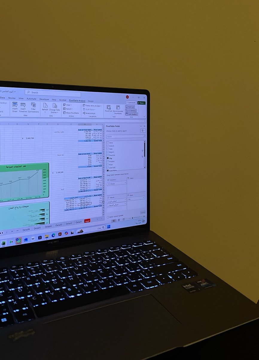 ASMAMOHAL's tweet photo. انهيت الدورة
وقربت انهي المشروع
واول Dashboard اسويه
سعييييده🥳🤩

#امداد_المعرفه #اكسل_امداد #تحليل_البيانات https://t.co/iES0zUHtU4