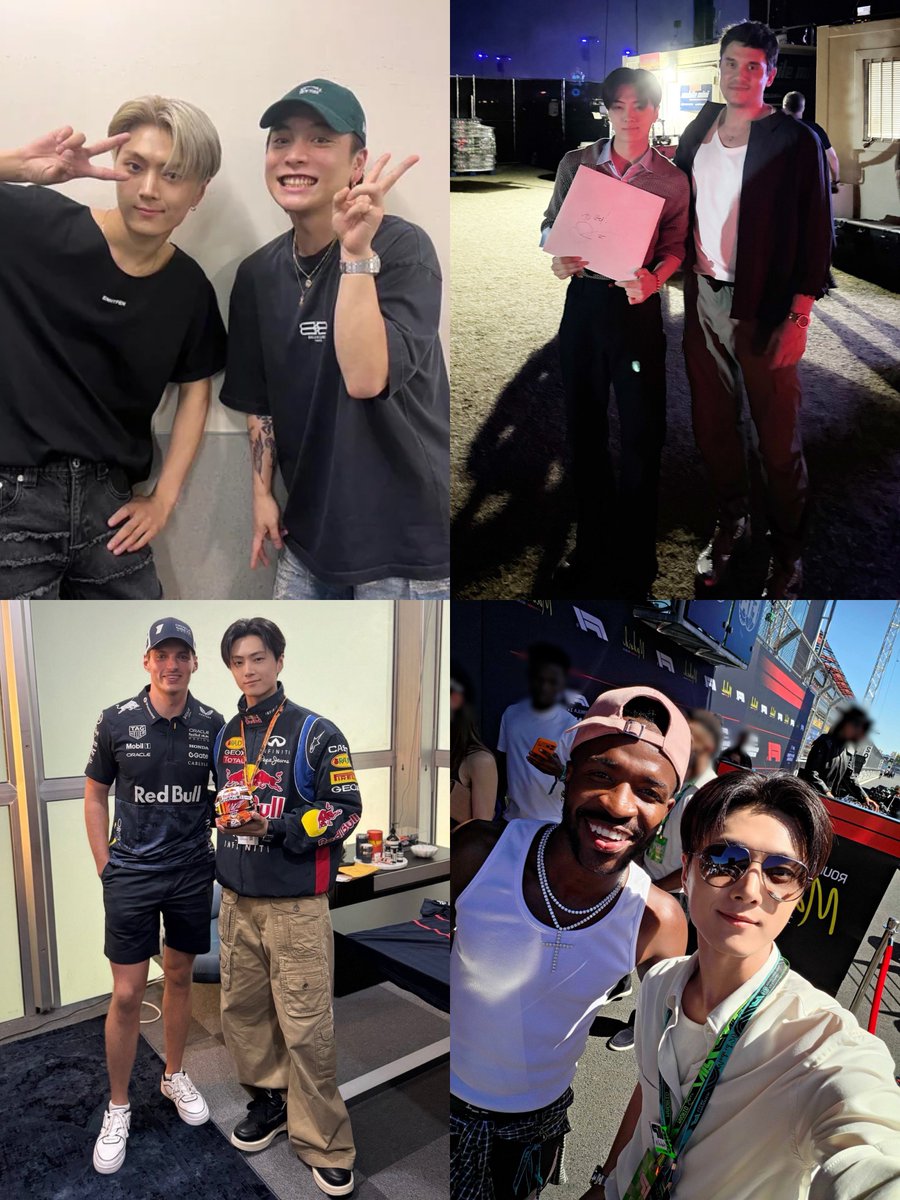 mainlyjay's tweet photo. what did jay do in his past lives to meet all his idols 😭 https://t.co/jQ38wNgmaZ