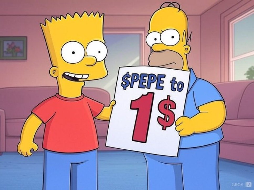 P3bR3's tweet photo. $pepe to $1 💚🐸💚🐸 https://t.co/YfK3l5NCvo