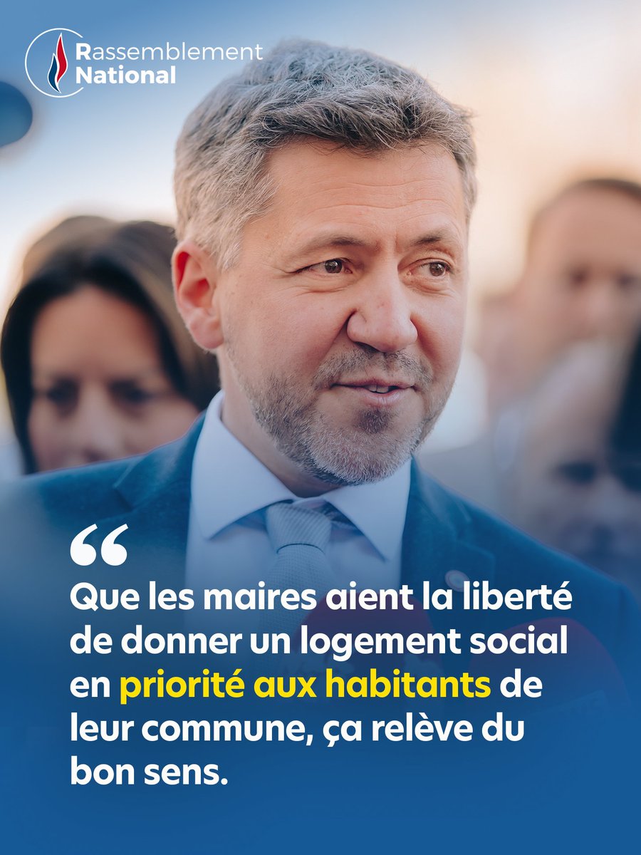 MPCallet's tweet photo. Sur la question du logement social, comme sur bien d'autres, il faut retrouver du bon sens !

Permettre aux habitants de bénéficier en priorité d'un logement social dans leur commune, c'est ce que les maires demandent : nous le ferons !

#Senatoriales2026 https://t.co/knnakvjDVK