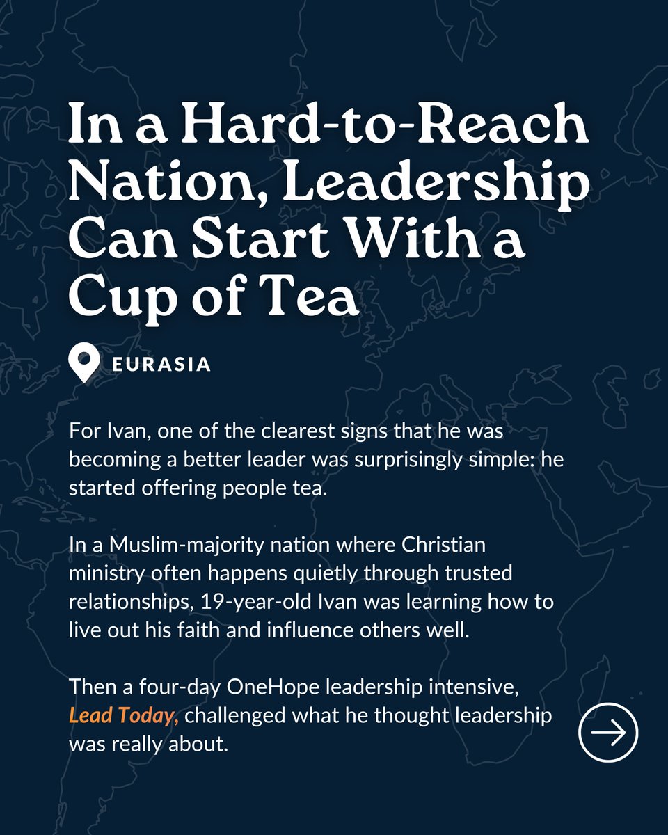 OneHope's tweet photo. After participating in OneHope’s Lead Today leadership intensive, Ivan began leading differently: listening more, serving others, and caring about the people around him. He then went on to lead three Lead Today groups, equipping approximately 65 teenagers at his church with biblical leadership principles! 📖

One life transformed can become a catalyst for many more. Read Ivan’s story at the link below! #LeadToday #GodsWordEveryChild 

https://t.co/noOShxWVrg