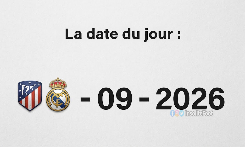 InsoliteFoot's tweet photo. La date du jour 😁 https://t.co/Gdx47fHUp6