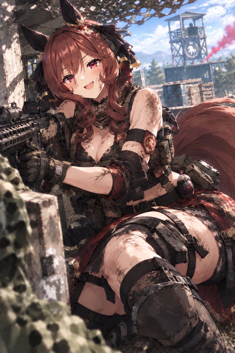 muchitaro6969's tweet photo. サバゲードンナさん

#AIイラスト
#ウマ娘
#ウマ娘イラスト
#ジェティルドンナ
#サバゲー https://t.co/J9lcnPzPKj