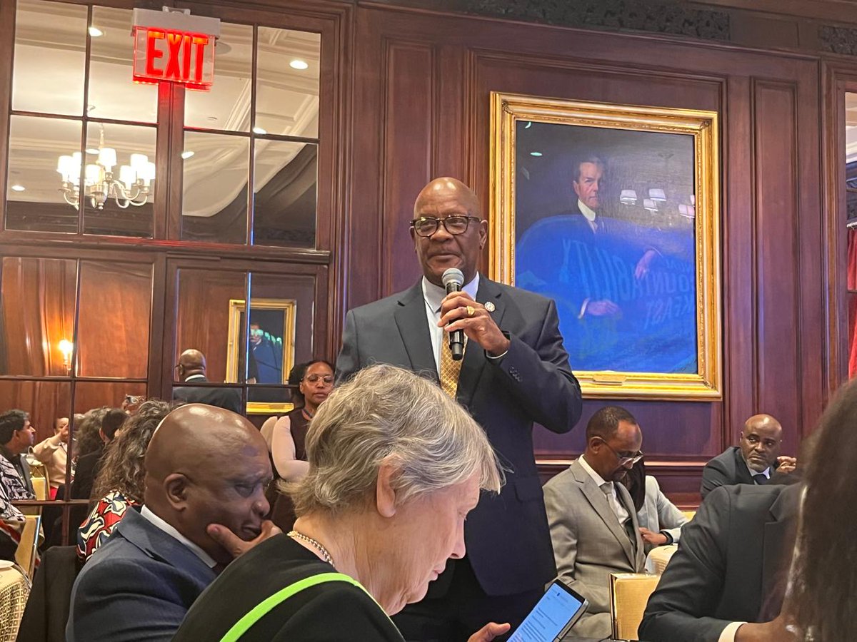 GLN_Community's tweet photo. Speaking at the @PMNCH Annual Accountability Breakfast on the margins of #UNGA81, Hon. Dr Austin Demby, Minister of Health of Sierra Leone, emphasized that accountability for the health and well-being of women and children is a shared responsibility.

"Nobody cares more about the women of Sierra Leone than I do. Nobody cares more about the children of Sierra Leone than I do. As a nation, we believe that every woman is precious, and every child that is brought into this world takes so much effort, and it's our obligation to ensure that this child doesn't only survive, but that the child thrives. We believe in investing in our people. And so, when we talk about accountability, it's not the minister's accountability, it's not civil society's accountability. It's all of us, all of society." — Hon. Dr Austin Demby, Minister of Health, Sierra Leone