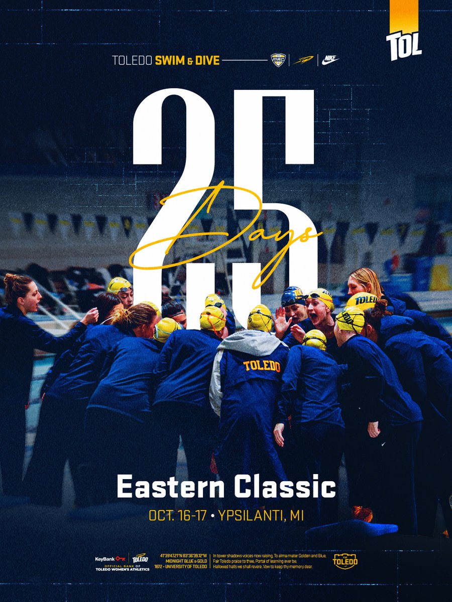 Toledoswimdive's tweet photo. Let the countdown begin ⏳

#ForToledo | @keybank https://t.co/6rnPGzRkq3