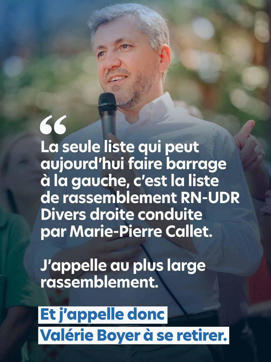 franckallisio's tweet photo. 🔴 J’appelle @valerieboyer13 à retirer sa candidature pour battre la gauche et les macronistes ce dimanche lors des élections sénatoriales. https://t.co/zxhcZ9vEWi