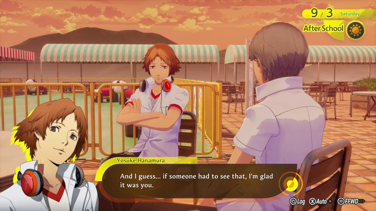 ScrambledFaz's tweet photo. Persona producer Kazuhisa Wada on the Persona 4 Revival Yosuke romance, Adachi romance? and unused voice lines from vanilla Persona 4

"Of course, we’ve heard the requests from players who want Yosuke to be a romance option.

However, we don’t think it would be right to give that option to Yosuke alone. If we were to do that, we would also have to consider whether the other male characters and male Social Links should have similar options as well, including Adachi. That would ultimately turn into a very large scale system and could potentially make it into a completely different game. Therefore, we currently have no plans to add a romance route for Yosuke.

As for the unused Yosuke confession voice lines from the original game, we only learned later that overseas players had discovered that data. We believe those were probably test voice lines recorded during development.

As for everything surrounding that, we’ll leave it up to everyone to imagine and interpret for themselves."

Via https://t.co/Vcgn2uDdpG