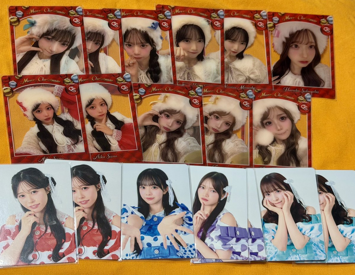 umum_uming's tweet photo. クリスマスクリカ
ベストアルバム
ラボセ　浴衣　Kアリーナ
カフェ　クリカ
RALME クリカ
過去　ラッフルくじ等 https://t.co/TnUMgTZPLv