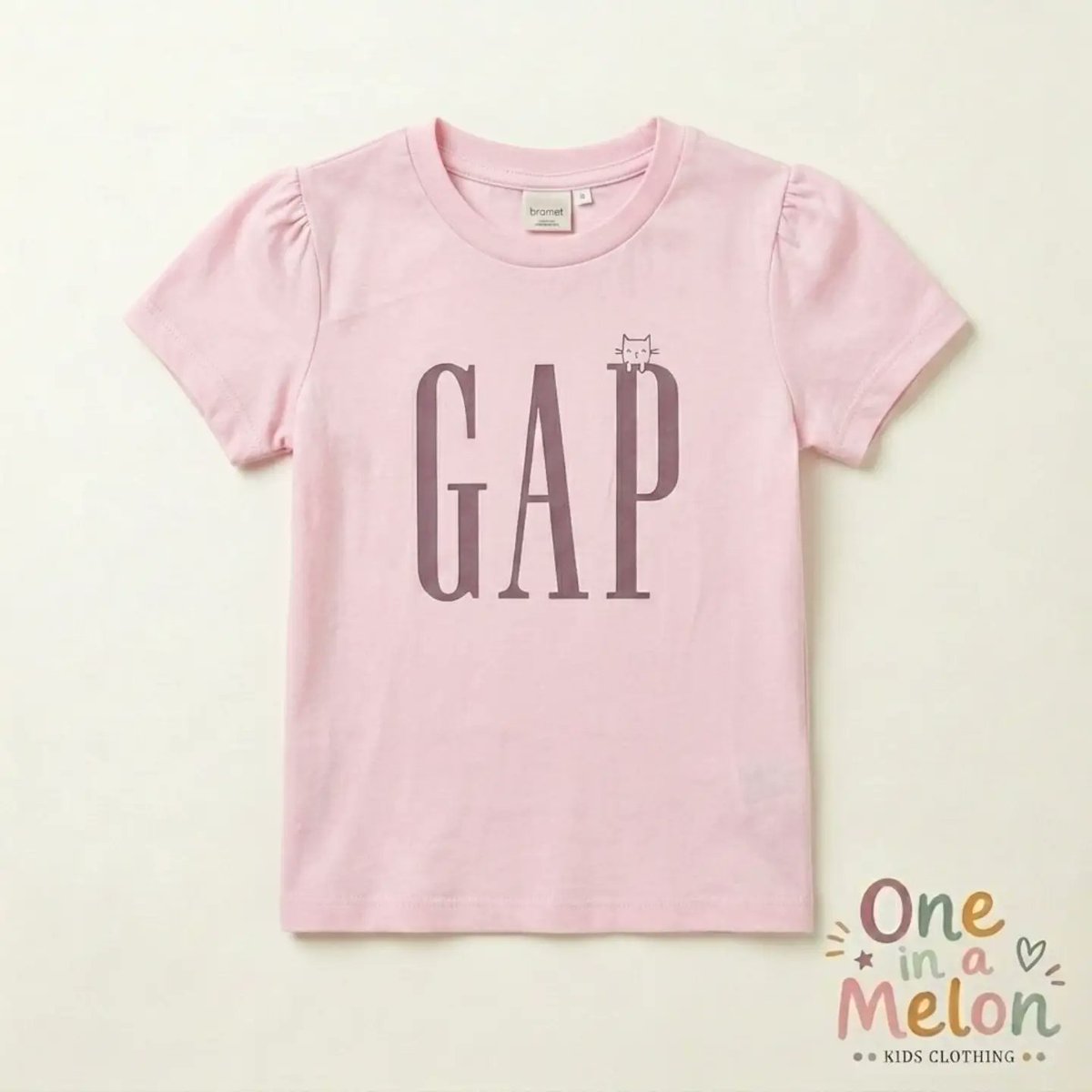 deehtuttifrutti's tweet photo. Purr-fectly cute style! Upgrade her basics with this darling pastel pink tee, featuring a classic logo and a tiny kitten peeking over the top. Sizes: 3, 4, 5 years. Price: 12 USD https://t.co/kogqwgPFtk
