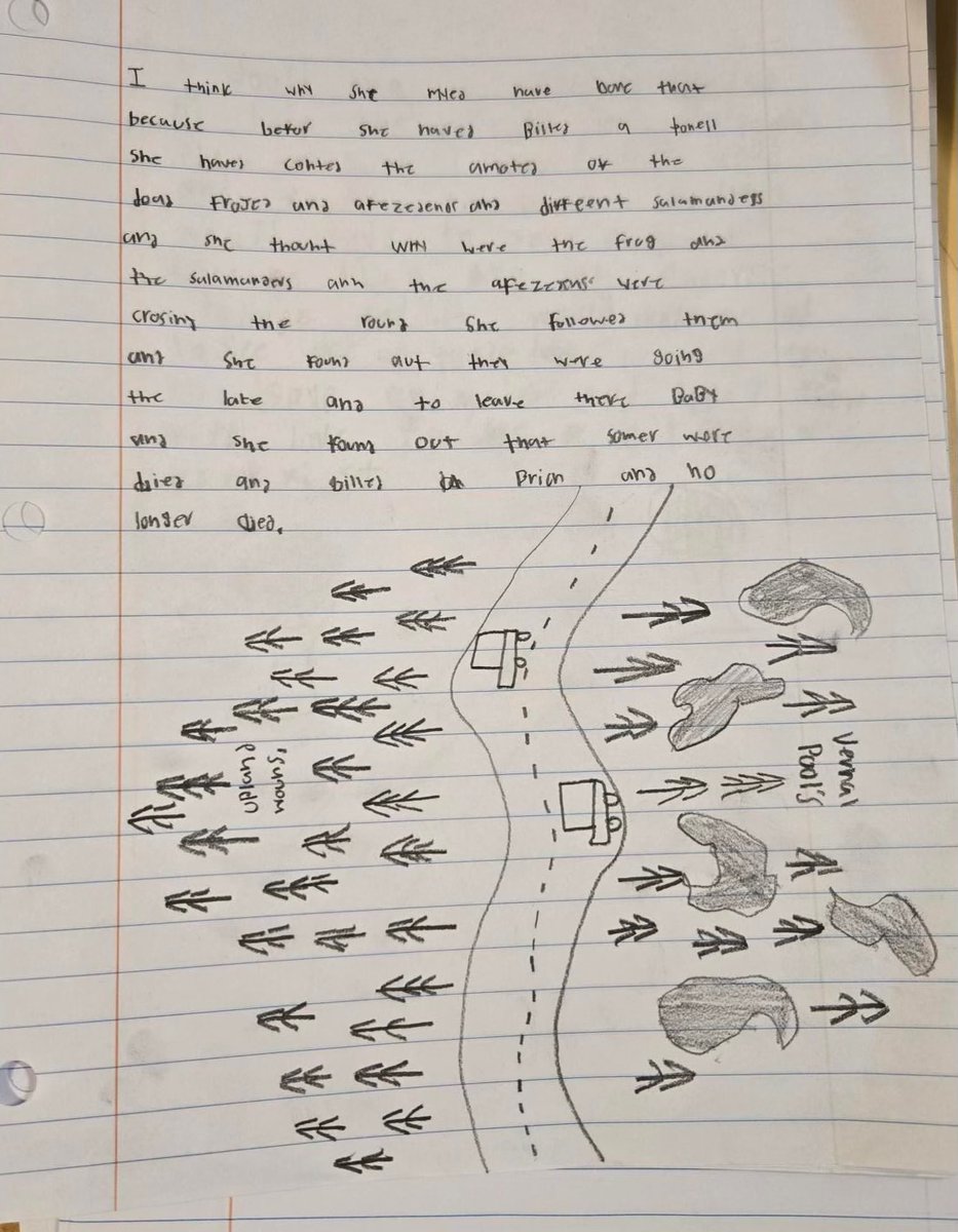 TheTigerLibrary's tweet photo. We read @TBABooks  Safe Crossing by Kari Percival in 3rd, 4th &amp; 5th grade.  I asked the students to share how they could help animals in that situation.
@DISD_Libraries @RobertsDISD https://t.co/qe7IrpkI1g