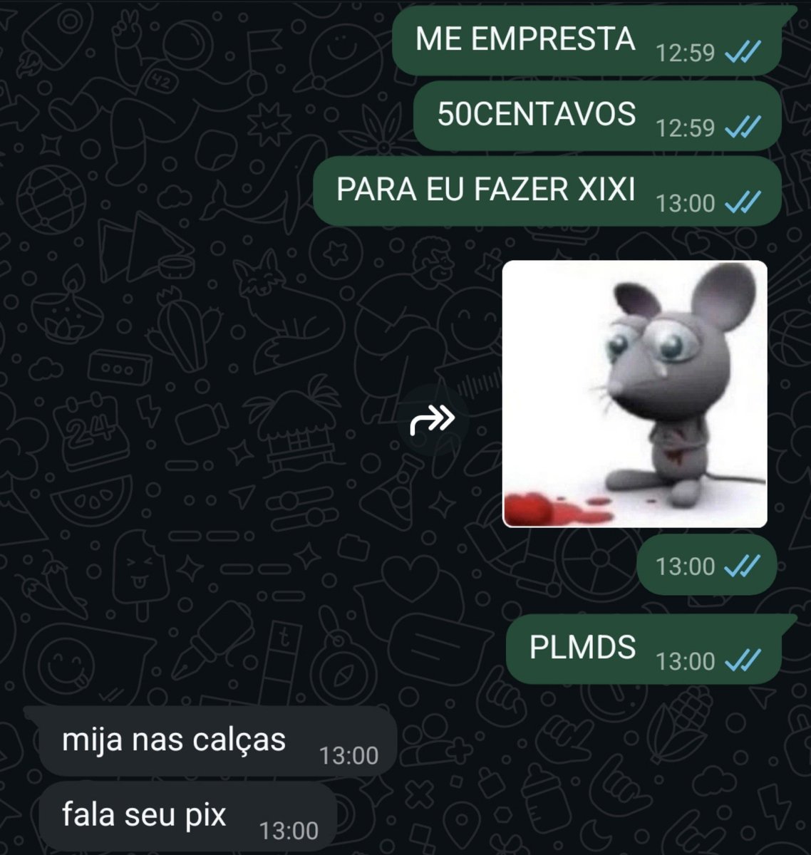 gatinhoderuas2's tweet photo. vcs pensam que ser mijão é brincadeira 😭😭😭😭 https://t.co/95FTdrX9yQ