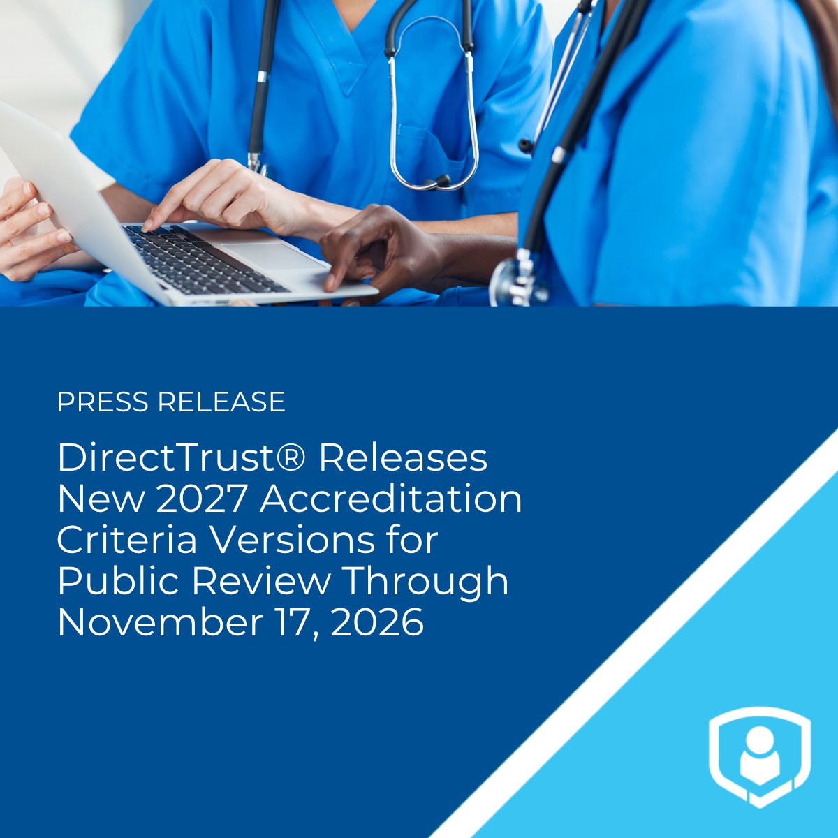 DirectTrustorg's tweet photo. New  versions of program criteria for our 23 accreditation programs are now available publicly and open for review and comment through November 17, 2026.

Read the full press release:
https://t.co/jCmeFsNl1N https://t.co/WL8lZ1u2P2