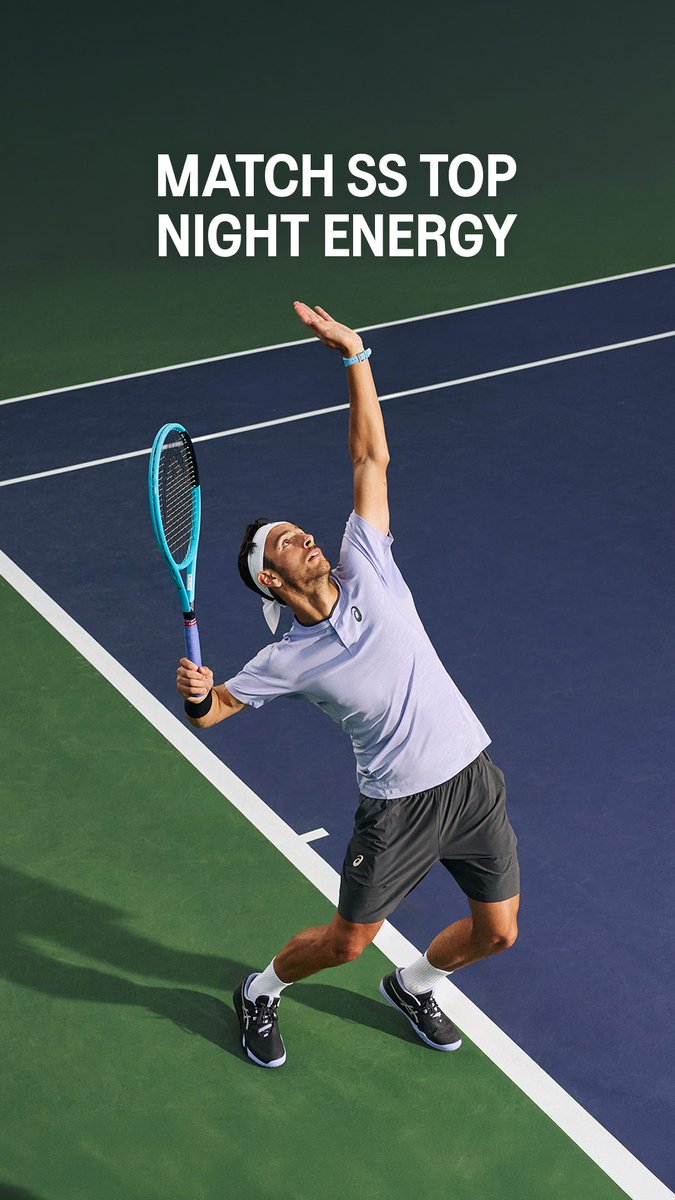 ASICSmexico's tweet photo. Lleva tu energía contigo dentro y fuera de la cancha.
El MATCH SS TOP NIGHT ENERGY está diseñado para acompañarte con comodidad y libertad de movimiento durante cada partido.

Encuéntrala en tiendas ASICS y en https://t.co/XWNQoIWfVL https://t.co/9BO0PCsDk2