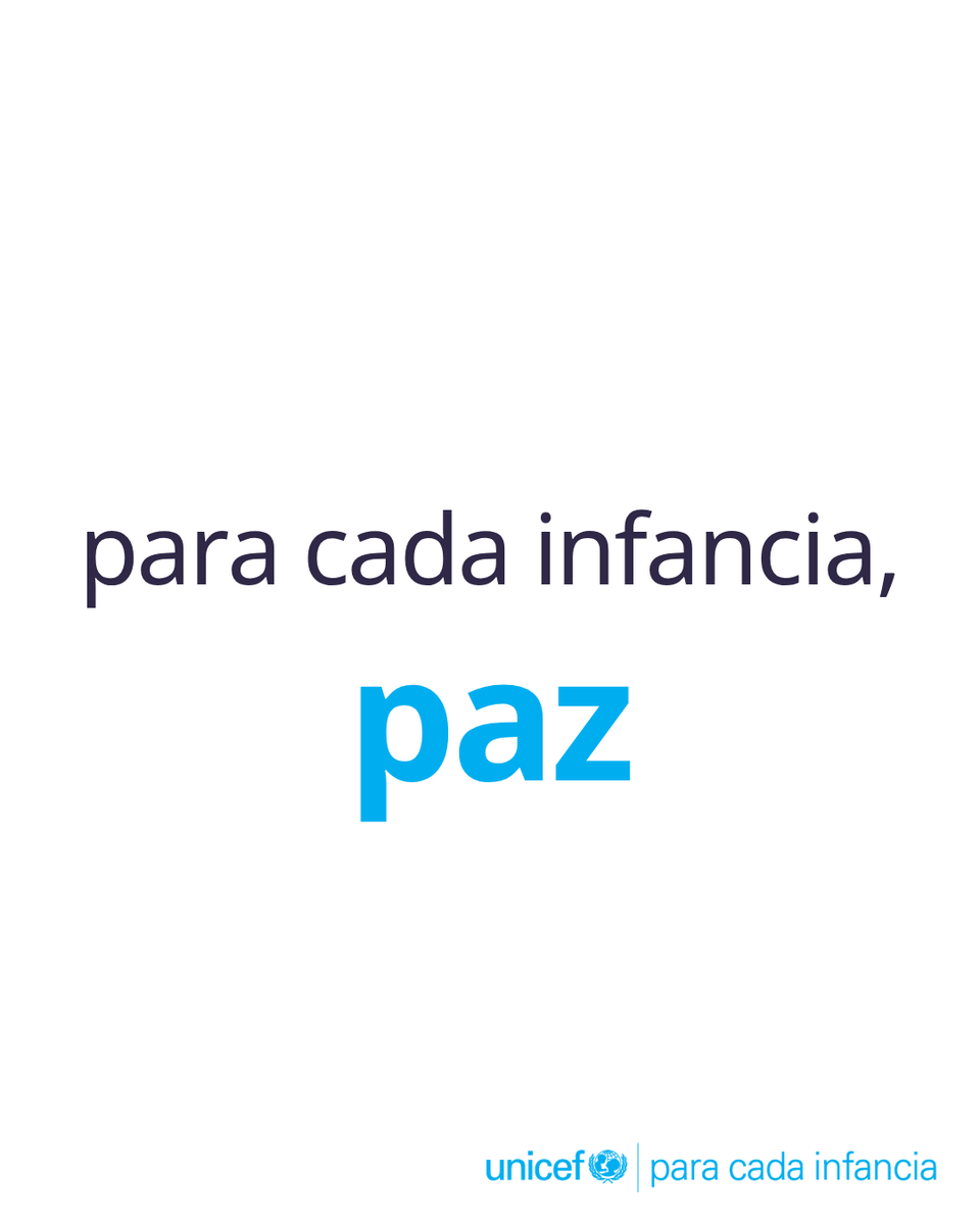 unicefenespanol's tweet photo. #ParaCadaInfancia, PAZ.
Hoy, y todos los días.

#DíaDeLaPaz https://t.co/xbRgpYf3tf