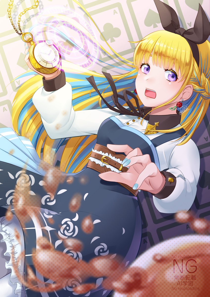 tktk146's tweet photo. アリス 
6年前に描いたイラストをリメイク
←2026　2020→ https://t.co/C4w1gp5cYk
